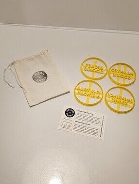 "Poison Cookie" Cookie Cutters * Set of 4 with Bag & Recipe Card
